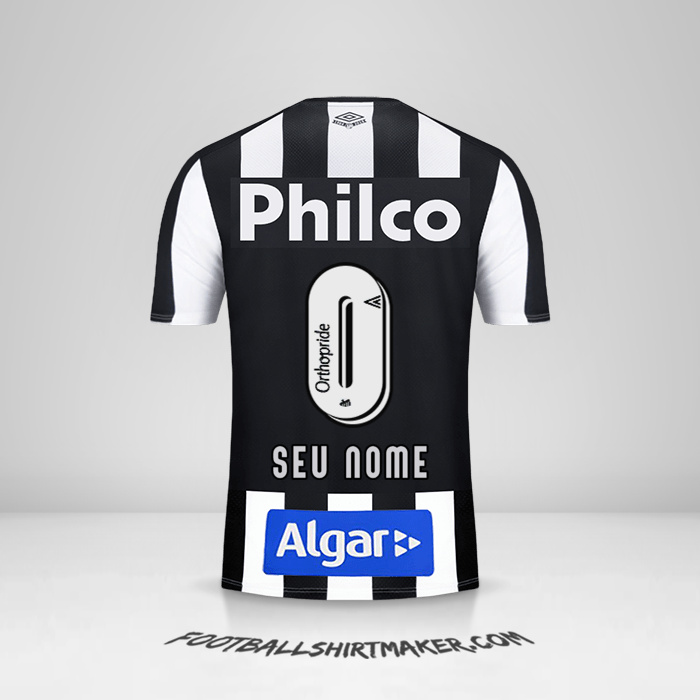 Camisa Santos FC 2019 II -  seu nome - 0