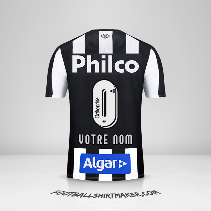 Maillot Santos FC 2019 II -  votre nom - 0