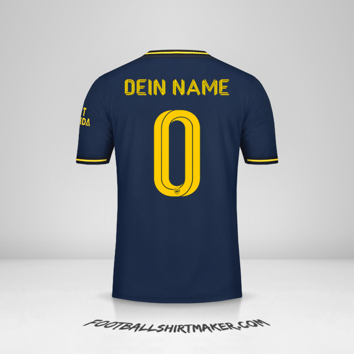 Trikot Arsenal 2019/20 Cup III -  dein name - 0