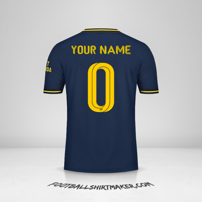Shirt Arsenal Cup 2019/20 III -  your name - 0