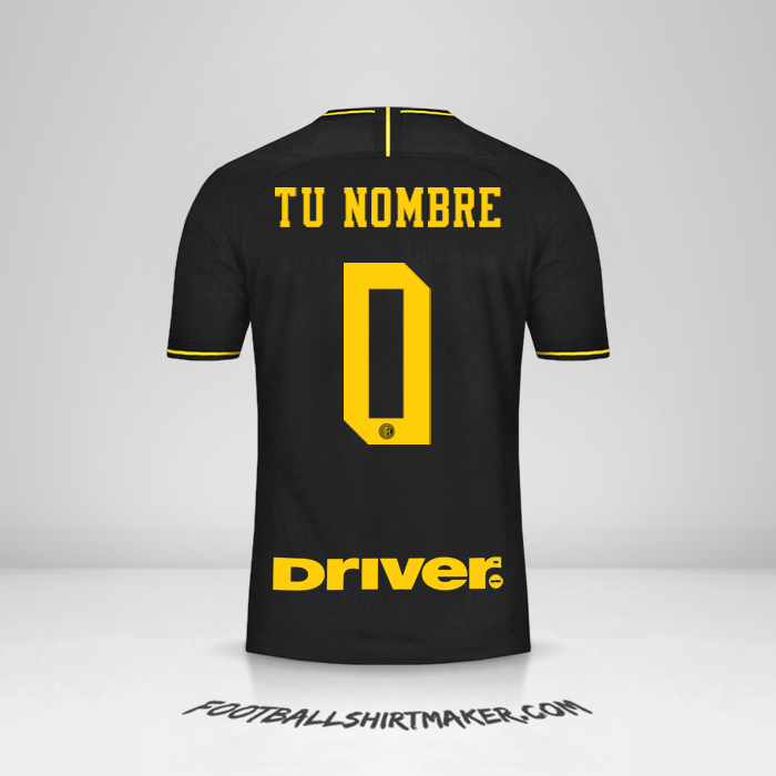 Jersey Inter 2019/20 III -  tu nombre - 0