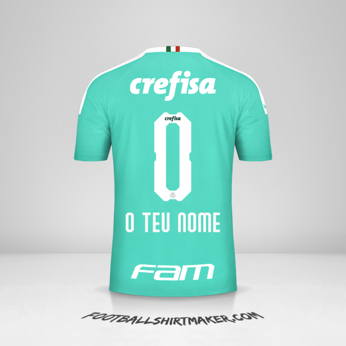 Camisola Palmeiras 2019 III -  o teu nome - 0