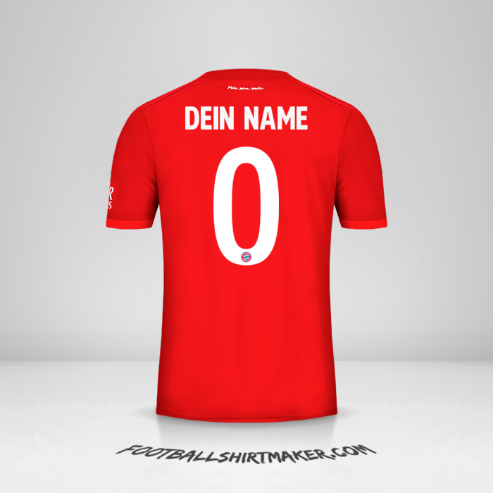 Trikot FC Bayern Munchen Cup 2019/20 -  dein name - 0