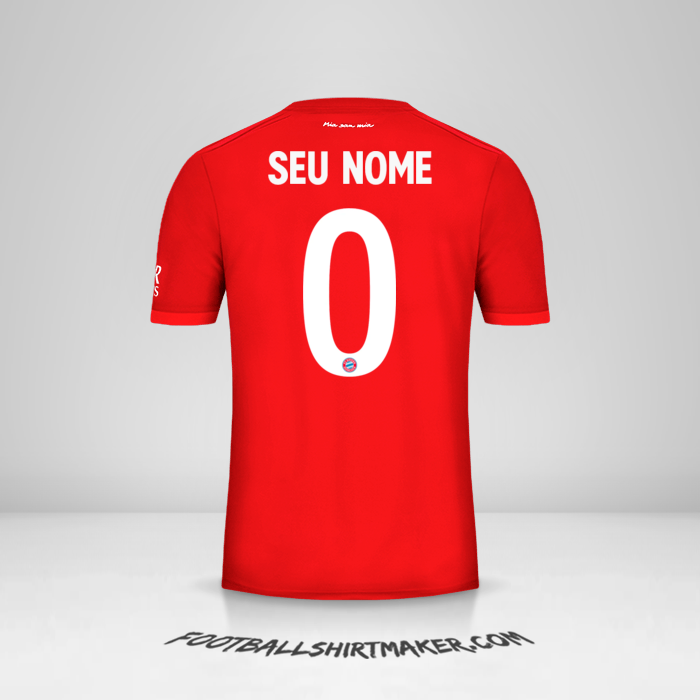 Camisa FC Bayern Munchen 2019/20 Cup -  seu nome - 0