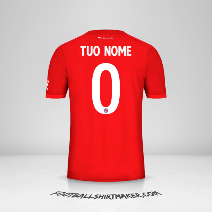 Maglia FC Bayern Munchen Cup 2019/20 -  tuo nome - 0