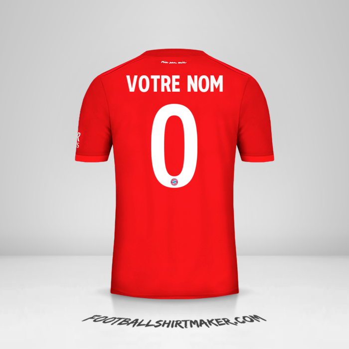 Maillot FC Bayern Munchen Cup 2019/20 -  votre nom - 0