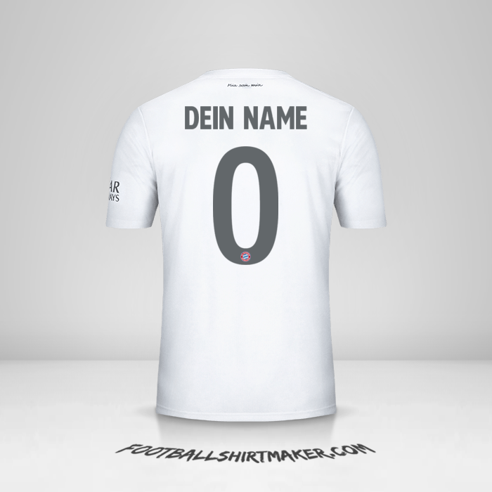 Trikot FC Bayern Munchen 2019/20 Cup II -  dein name - 0