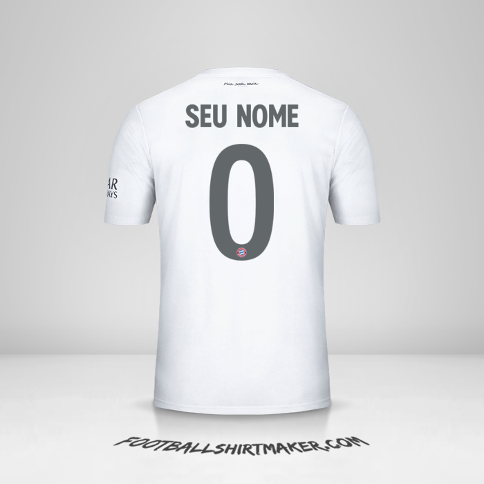 Camisa FC Bayern Munchen Cup 2019/20 II -  seu nome - 0
