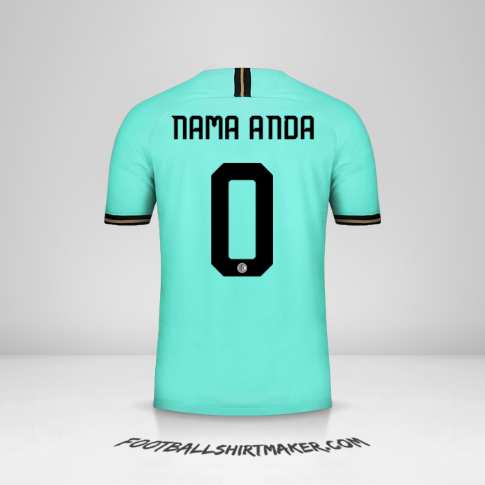 Jersey Inter 2019/20 Cup II -  nama anda - 0