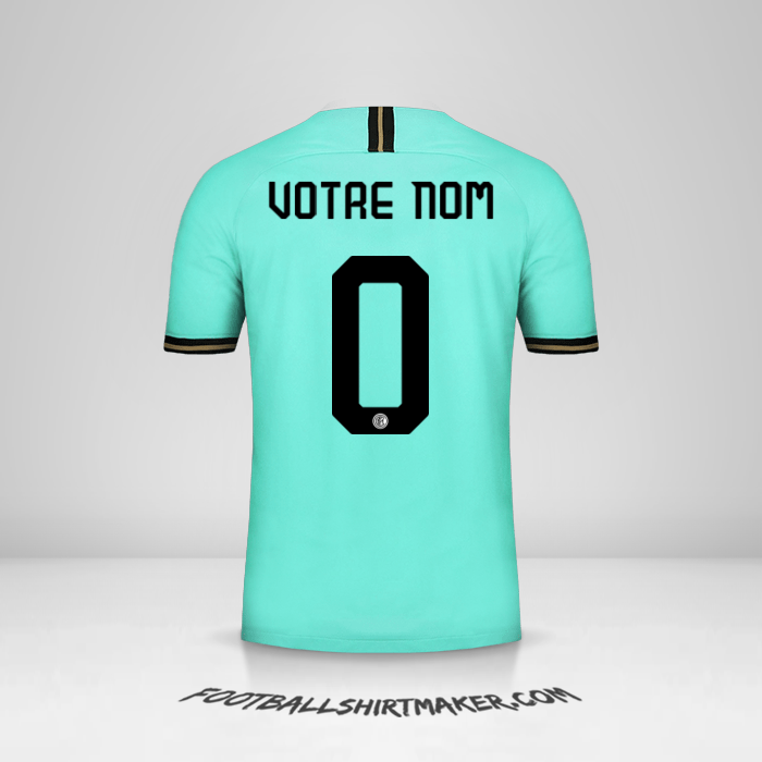 Maillot Inter 2019/20 Cup II -  votre nom - 0