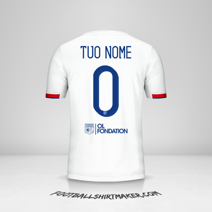 Maglia Olympique Lyon Cup 2019/20 -  tuo nome - 0