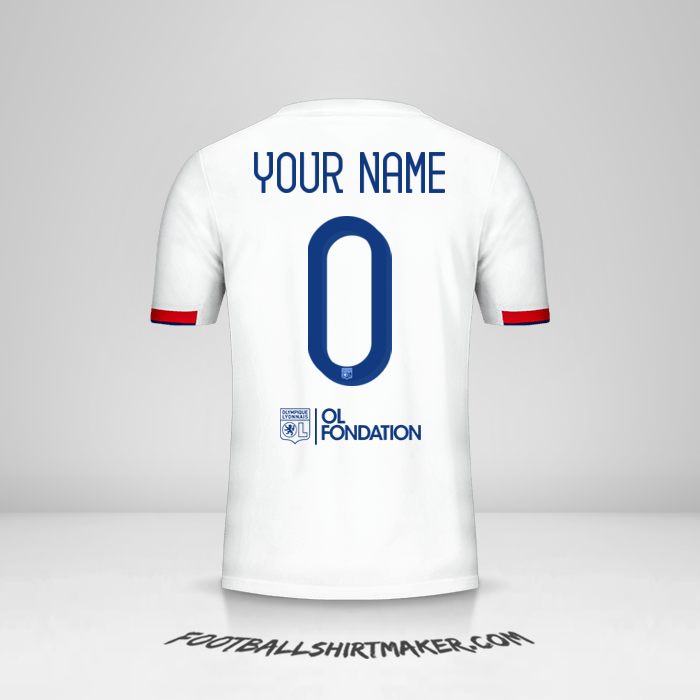 Jersey Olympique Lyon Cup 2019/20 -  your name - 0