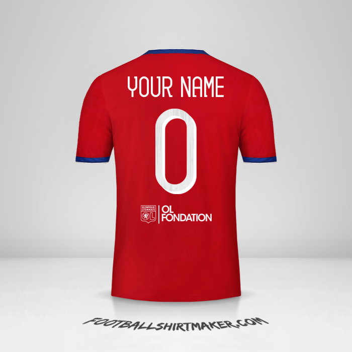 Shirt Olympique Lyon Cup 2019/20 III -  your name - 0