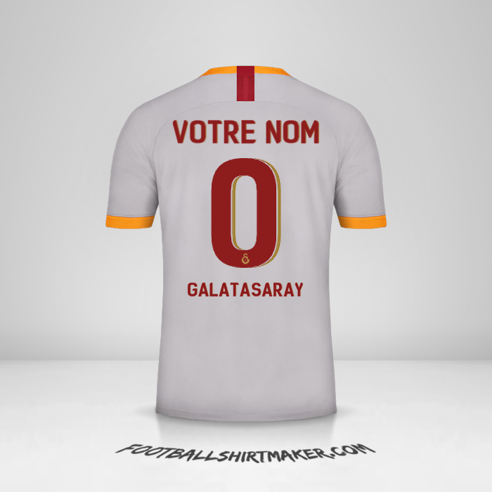 Maillot Galatasaray SK Cup 2019/20 III -  votre nom - 0