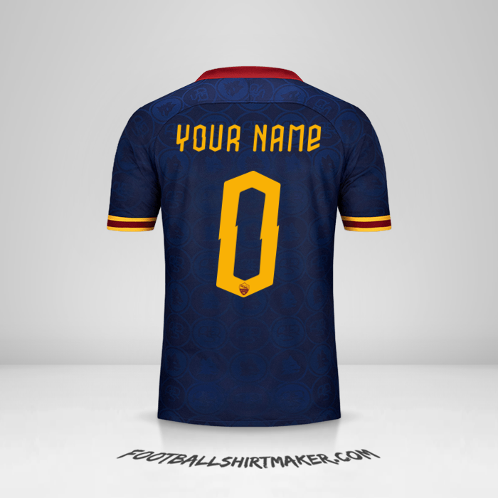 Jersey AS Roma 2019/20 Cup III -  your name - 0