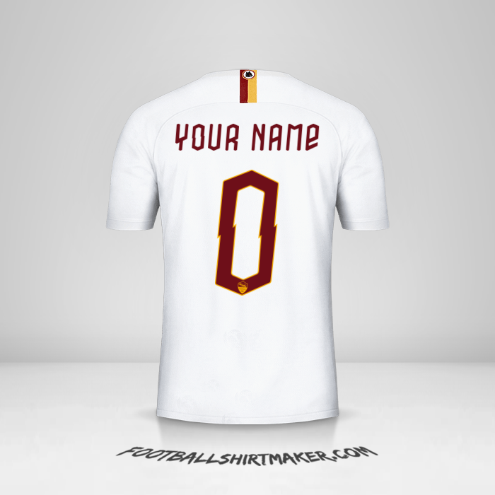 Jersey AS Roma 2019/20 Cup II -  your name - 0