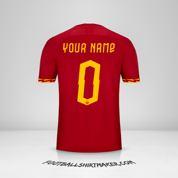 Jersey AS Roma 2019/20 Cup -  your name - 0