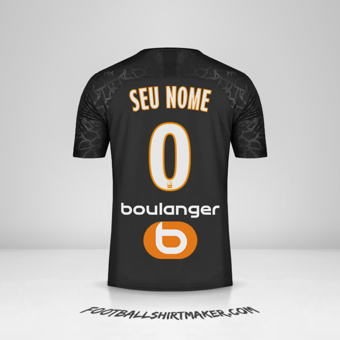 Camisa Olympique de Marseille 2019/20 III -  seu nome - 0