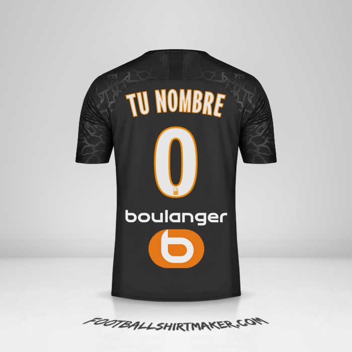 Camiseta Olympique de Marseille 2019/20 III -  tu nombre - 0