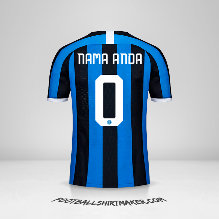Jersey Inter Cup 2019/20 -  nama anda - 0