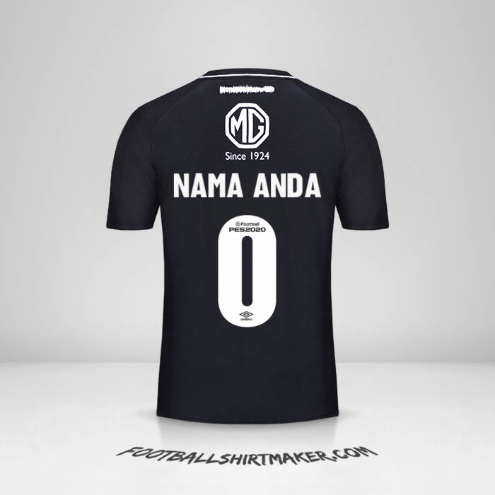 Jersey Colo Colo 2019/20 II -  nama anda - 0