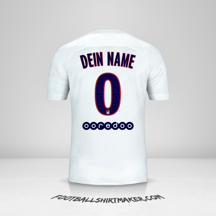 Trikot Paris Saint Germain 2019/20 III -  dein name - 0