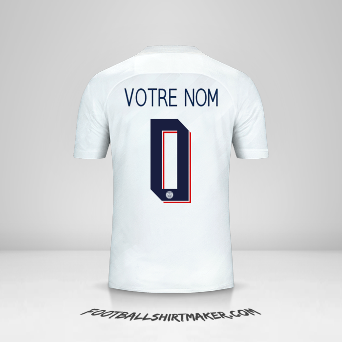 Maillot Paris Saint Germain Cup 2019/20 III -  votre nom - 0