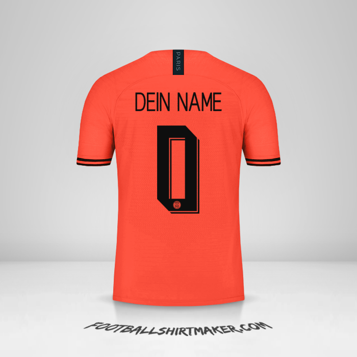 Trikot Paris Saint Germain Cup 2019/20 II -  dein name - 0