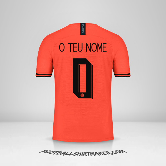 Camisola Paris Saint Germain Cup 2019/20 II -  o teu nome - 0