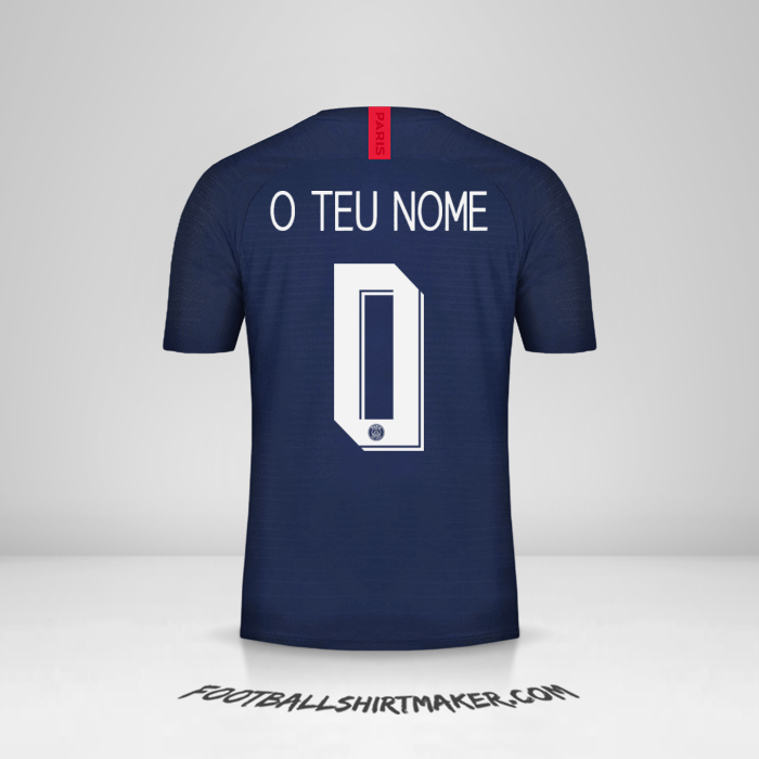 Camisola Paris Saint Germain 2019/20 Cup -  o teu nome - 0