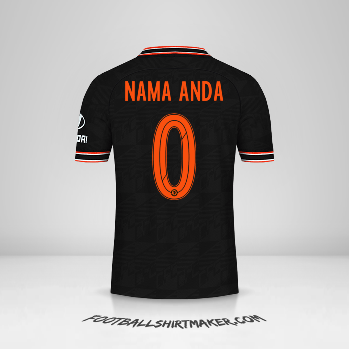Jersey Chelsea Cup 2019/20 III -  nama anda - 0