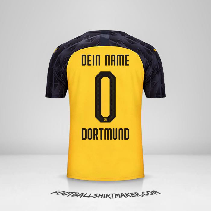 Trikot Borussia Dortmund Cup 2019/20 -  dein name - 0
