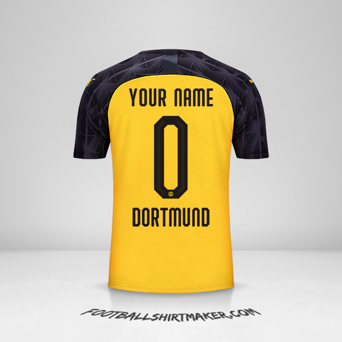 Shirt Borussia Dortmund 2019/20 Cup -  your name - 0
