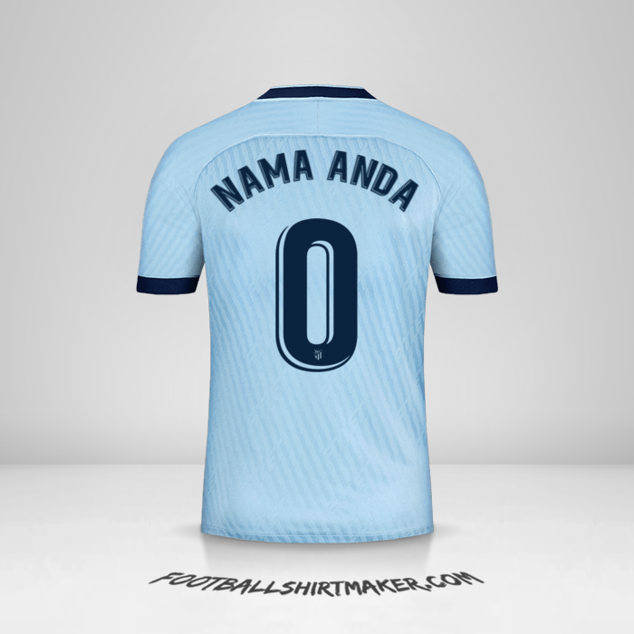Jersey Atletico Madrid 2019/20 III -  nama anda - 0