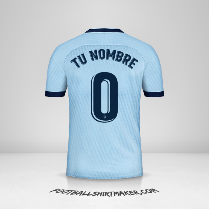 Jersey Atletico Madrid 2019/20 III -  tu nombre - 0