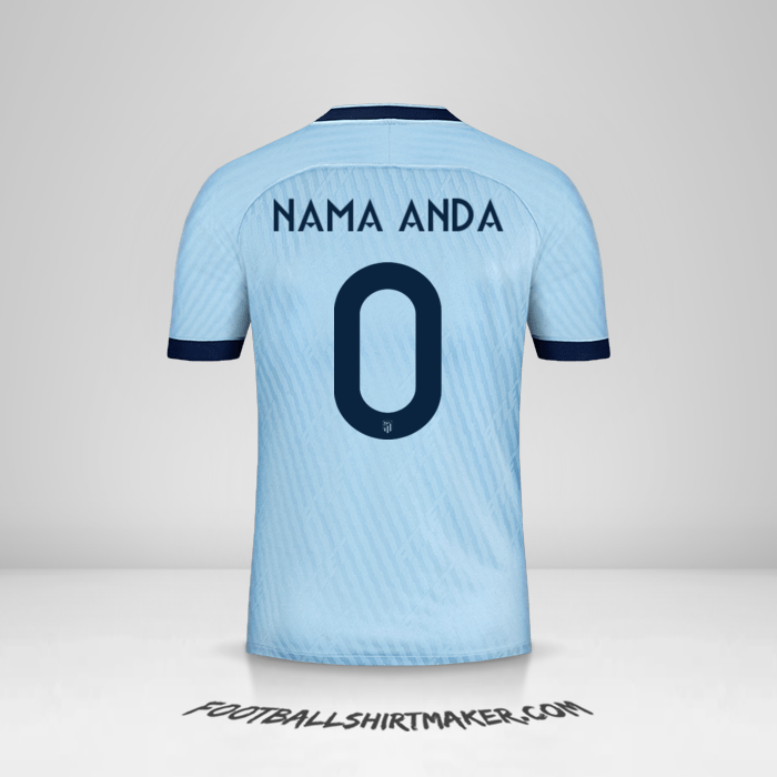 Jersey Atletico Madrid Cup 2019/20 III -  nama anda - 0
