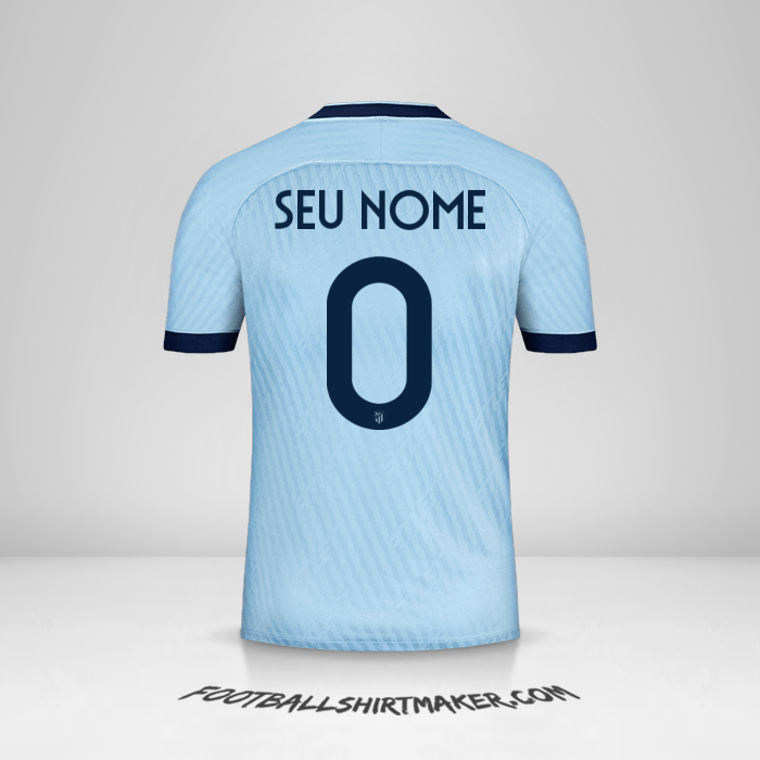 Camisa Atletico Madrid 2019/20 Cup III -  seu nome - 0