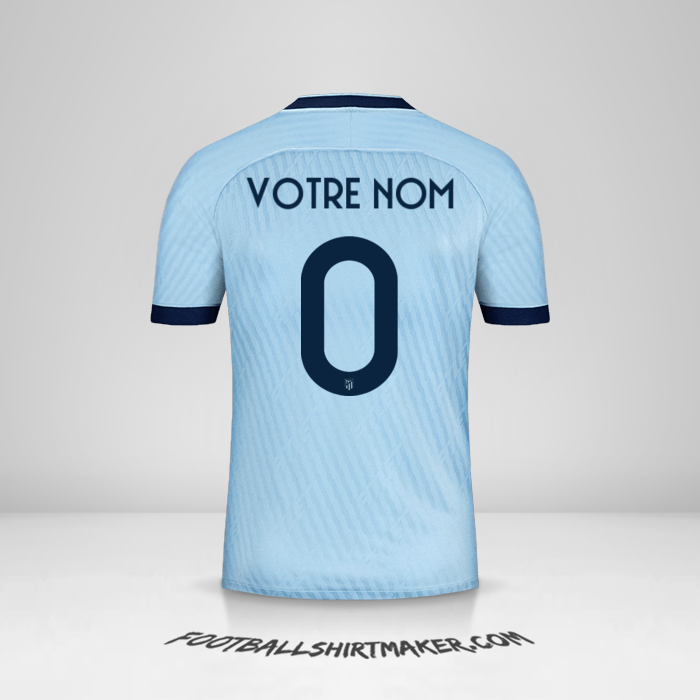 Maillot Atletico Madrid Cup 2019/20 III -  votre nom - 0