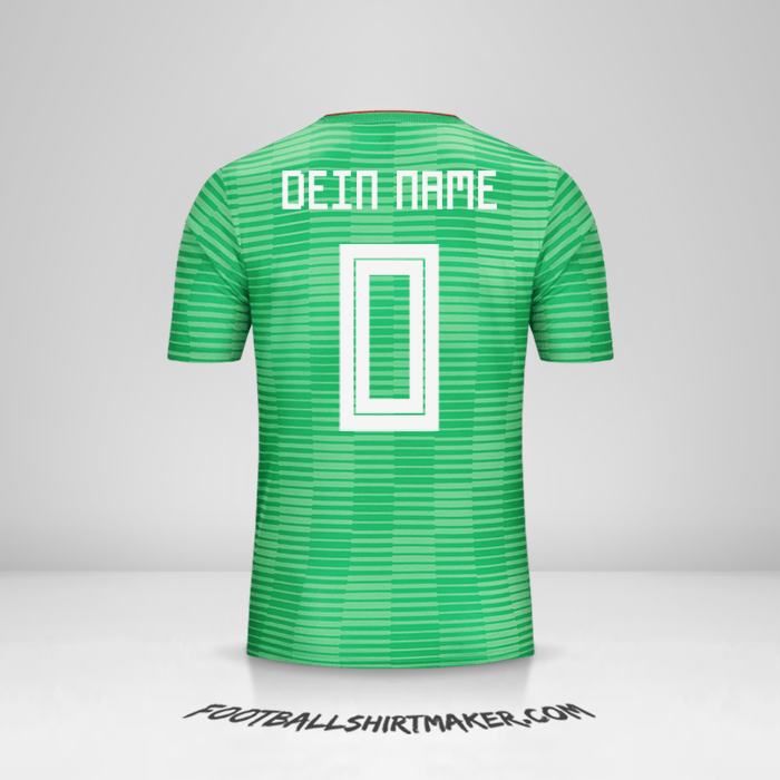 Trikot Algerien 2018 II -  dein name - 0
