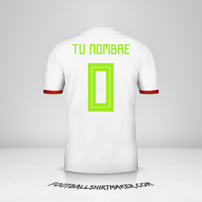 Jersey Argelia 2018 -  tu nombre - 0