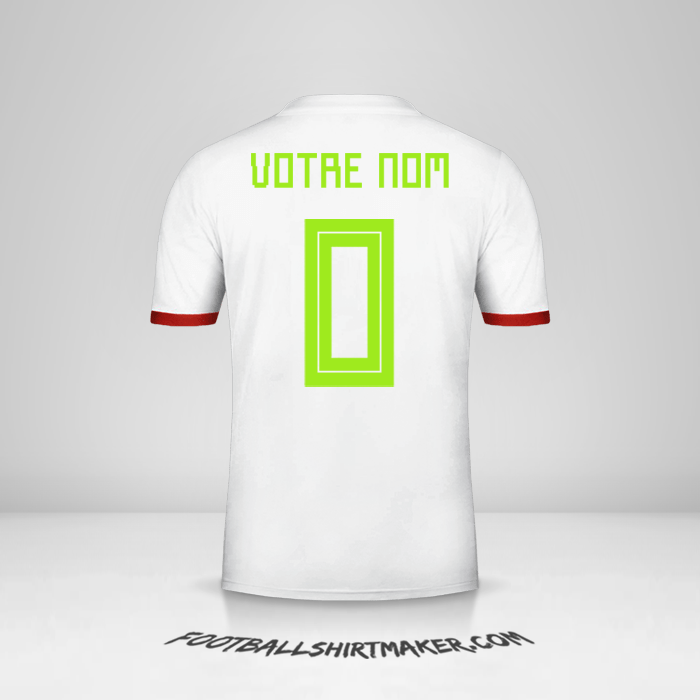 Maillot Algérie 2018 -  votre nom - 0