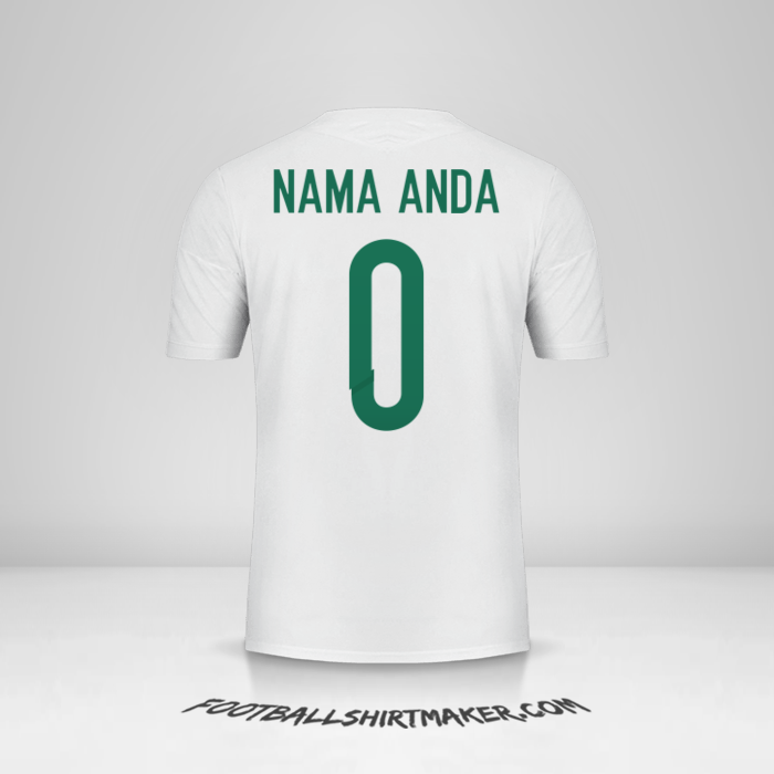Jersey Aljazair 2015 -  nama anda - 0