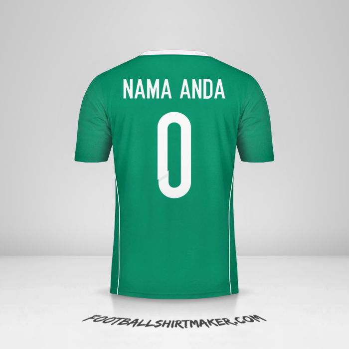 Jersey Aljazair 2015 II -  nama anda - 0
