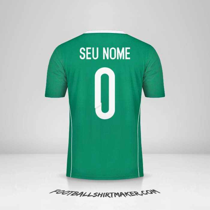 Camisa Argélia 2015 II -  seu nome - 0