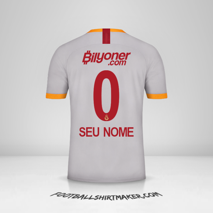 Camisa Galatasaray SK 2019/20 III -  seu nome - 0