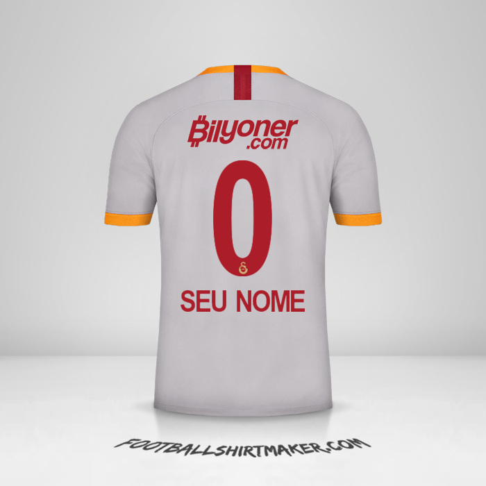 Camisa Galatasaray SK 2019/20 III -  seu nome - 0