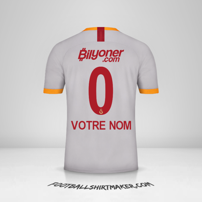 Maillot Galatasaray SK 2019/20 III -  votre nom - 0
