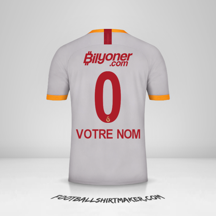 Maillot Galatasaray SK 2019/20 III -  votre nom - 0