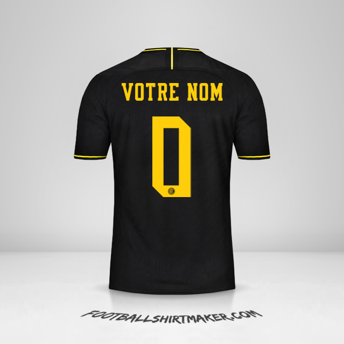 Maillot Inter Cup 2019/20 III -  votre nom - 0