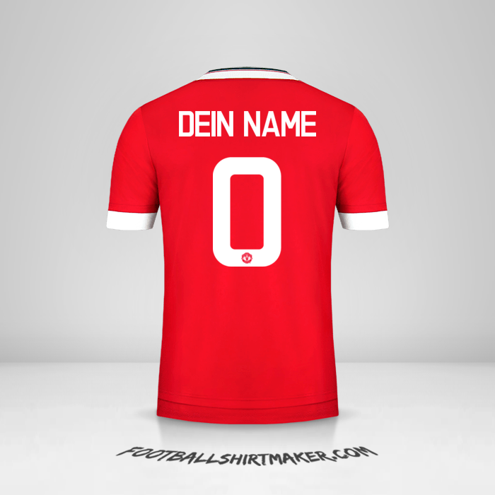 Trikot Manchester United 2015/16 Cup -  dein name - 0